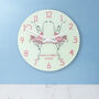 Personalised Ballet Studio Wall Clock, thumbnail 6 of 10