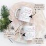 Set Of 1st Christmas As Grandparent Mugs, thumbnail 2 of 2