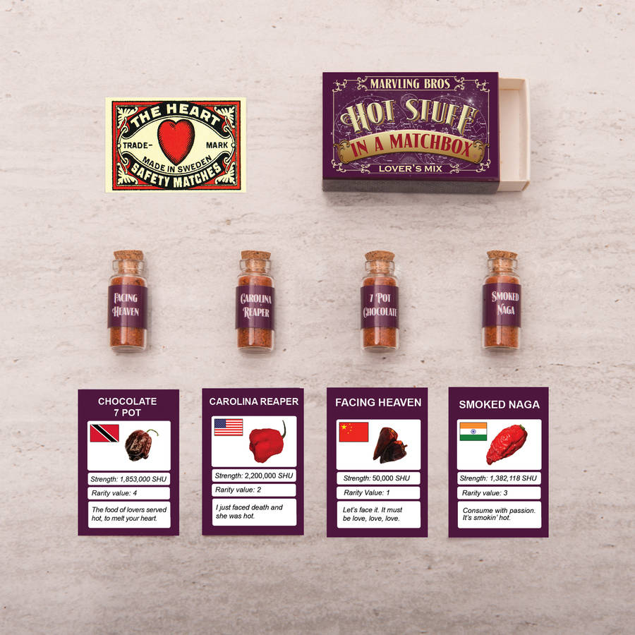 Lovers Mix Hottest Chilli Powders In A Matchbox By Marvling Bros Ltd