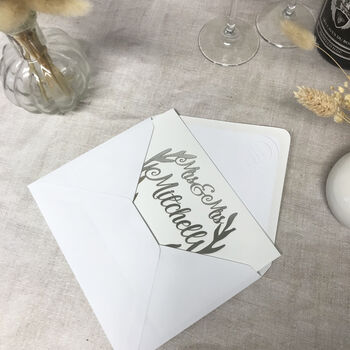 Personalised Mrs And Mrs Wedding Card, 7 of 10