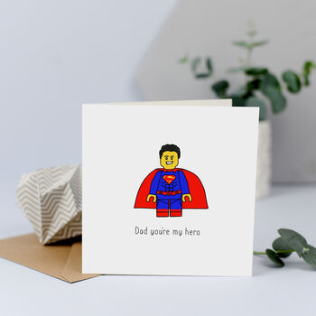 Superman Minifigure Card For Dad, 3 of 4
