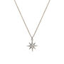 Sterling Silver Shining Star Necklace, thumbnail 2 of 2