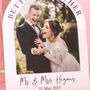Personalised Mr And Mrs Wedding Photo Frame Gift, thumbnail 4 of 4