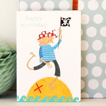 Pirate Happy Birthday Card, 4 of 4