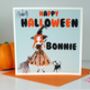 Adorable Witch Personalised Halloween Card, thumbnail 1 of 6