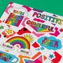 Rainbow A5 Sticker Sheet, thumbnail 2 of 5