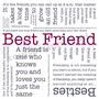 Friendship Card, Best Friend Quotes, thumbnail 2 of 4