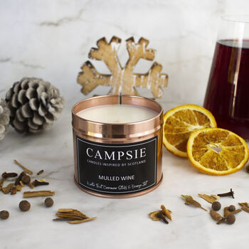 Mulled Wine Copper Candle Tin, 3 of 4