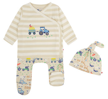 Three Piece Baby Outfit | Farm Animal, 2 of 10
