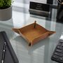 Executive Leather Velvet Desk Tray, thumbnail 6 of 12