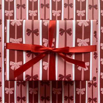 Velvet Bow Wrapping Paper, 5 of 6