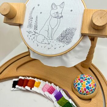 Fox Cub Embroidery Kit, 6 of 7