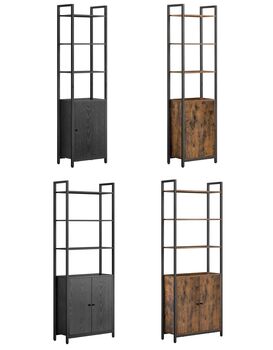 Tall Six Tier Bookshelf With Adjustable Shelves, 8 of 9