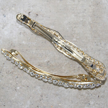 Pearl Or Crystal Statement Hair Clip, 5 of 8