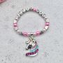 Personalised Unicorn Jewellery Bracelet Gift For Girls, thumbnail 3 of 12