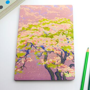 Personalised Blossom Tree A5 Journal Notebook, 4 of 8
