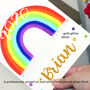 Personalised Rainbow Retirement Card, thumbnail 3 of 5