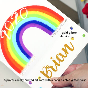 Personalised Rainbow Retirement Card, 3 of 5