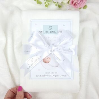 Pure And Organic Welcome To The World Baby Gift Hamper, 7 of 12