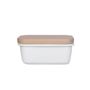 Warm White Enamel Butter Dish, thumbnail 3 of 3