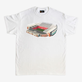 Old Trafford Man United T Shirt, 2 of 4