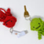 Jellyfish Keychain Crochet Kit, thumbnail 2 of 10