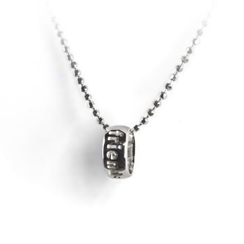 Sterling Silver Word Charms To Add To A Necklace, 3 of 3