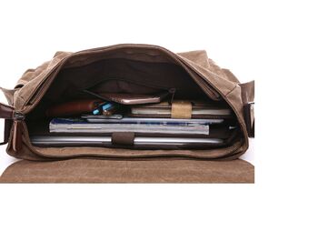 Canvas Laptop Bag Backpack, 11 of 12