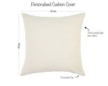 Personalised Family Cushion, 8 of 8