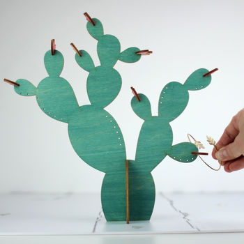 Cactus Jewellery Stand, Prickly Pear, 6 of 6