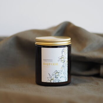 Daffodil Botanical Soy Candle Hand Poured In Ireland, 2 of 3