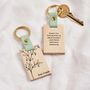 Personalised Family Tree Wooden Keyring, thumbnail 3 of 5