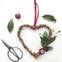 Make A Dried Flower Heart Wreath Kit, thumbnail 3 of 9