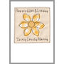 Personalised Daffodil Birthday Card For Her, thumbnail 7 of 10