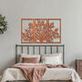 Modern Metal Tree Triptych Wall Art Panel Set For Living Room Or Hallway Decor, thumbnail 7 of 11