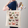 Crabs Canvas Tote Bag, thumbnail 3 of 4