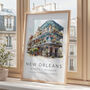 Travel Themed Wall Art Print For New Orleans USA, thumbnail 2 of 7