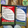 50 Years Of Being A Football Fan 50th Birthday Print Gift 50 Clubs Available, thumbnail 5 of 6
