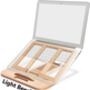 Adjustable Wooden Laptop Riser Stand, thumbnail 11 of 12