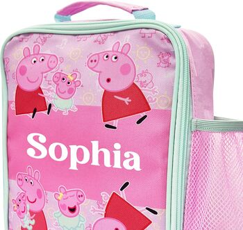 Peppa Pig Kids Lunch Bag Personalised Lunch, 2 of 6
