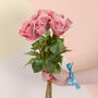 Faux Roses With Personalised Ribbon, thumbnail 3 of 7