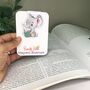 Personalised Magnetic Bookmark Reading Animals, thumbnail 1 of 7