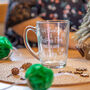 Personalised Hot Chocolate Glass Mug, thumbnail 2 of 4