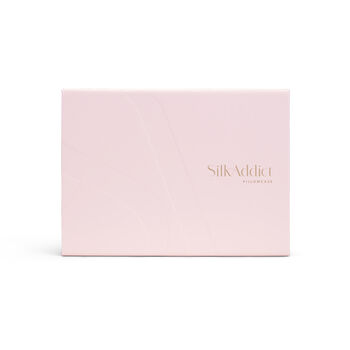 Silk Addict 100% Mulberry Silk Pillowcase Twinpack Pale Pink, 3 of 5