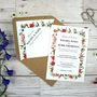 Floral Bloom Wedding Stationery, thumbnail 2 of 12