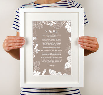 Personalised Your Favourite Words Print, 6 of 7