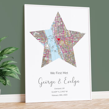 Welcome To The World Ordnance Survey Explorer Personalised Map Print New Baby Gift, 3 of 12