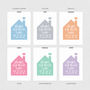There's No Place Like Home Print With Coordinates, thumbnail 2 of 2