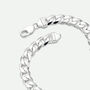Sterling Silver Curb Chain Necklace 11.4mm 22 Inches, thumbnail 4 of 5
