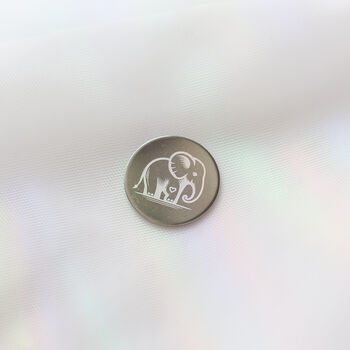 14th Wedding Anniversary Elephant Token – Gift For Husband Or Wife, 10 of 10